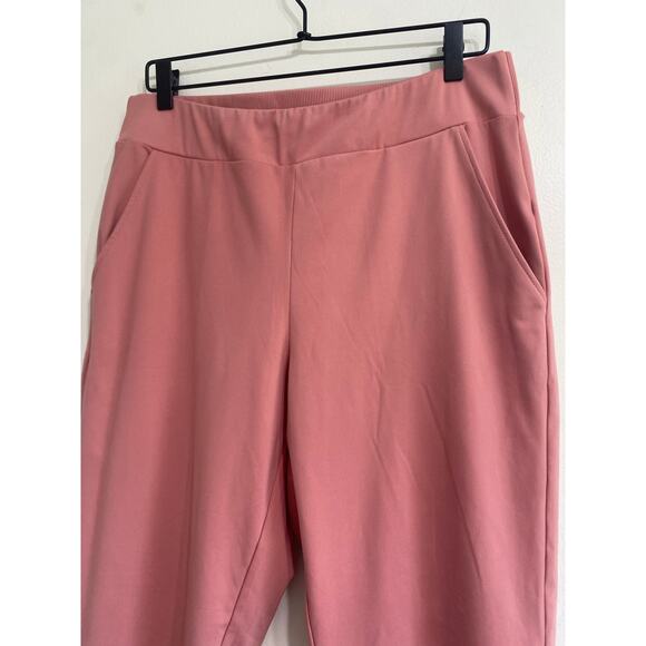 Stylish Muted Pink Pull-On Ankle Pants - Size Large - Picture 6 of 12
